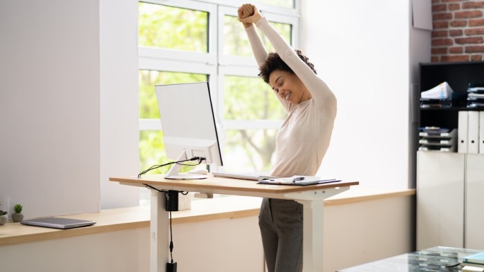 Adjustable table height tone knoll furniture ergonomic office electric workstations systems improve Ergonomic Essentials: Products for a Healthier Workspace
